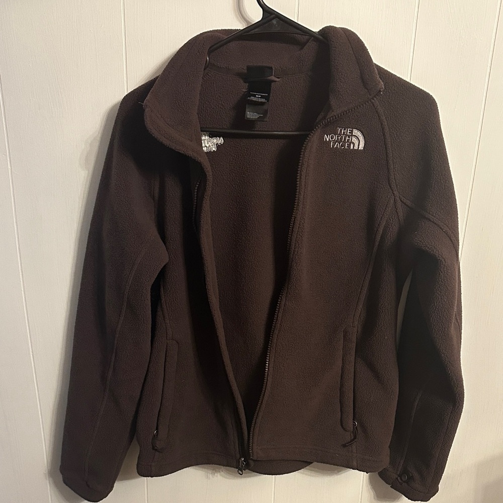 Small The North Face Women's Brown Fleece Jacket